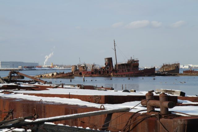 ship graveyard.Photo Credit