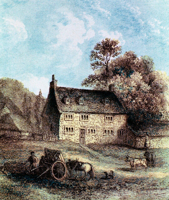 Painting of Woolsthorpe Manor