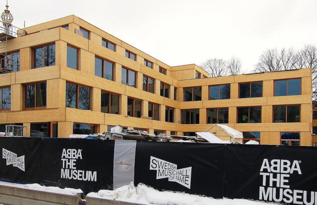 ABBA – the museum, here under construction in 2013  photo credit