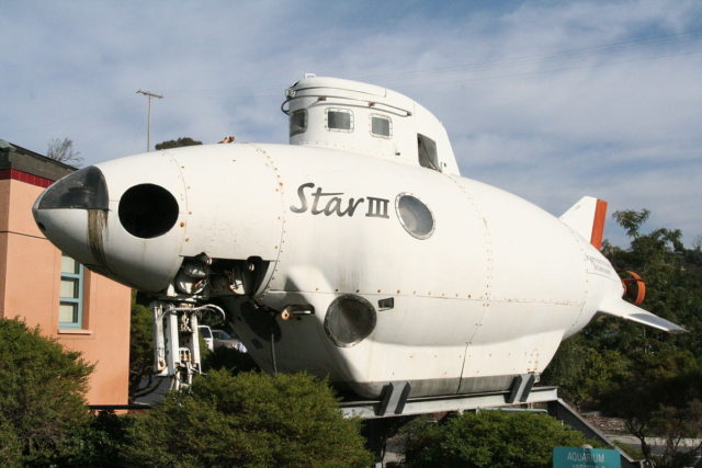 Star III submersible used in the underwater search for missing bomb components, photo credit