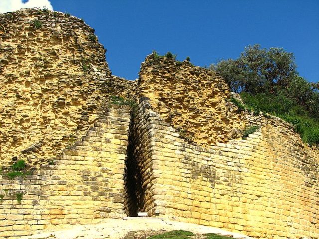 The main entrance in Kuelap  Photo credit