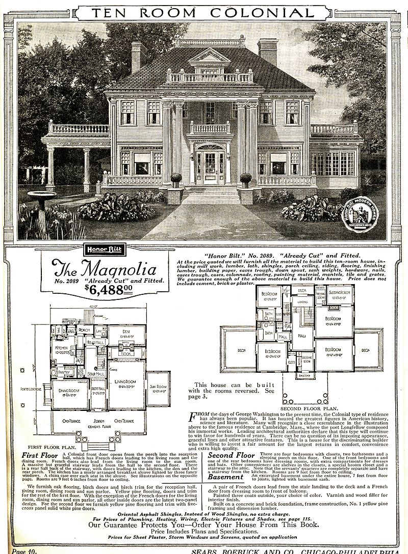 The Sears mail order homes One of the first lines of doityourself