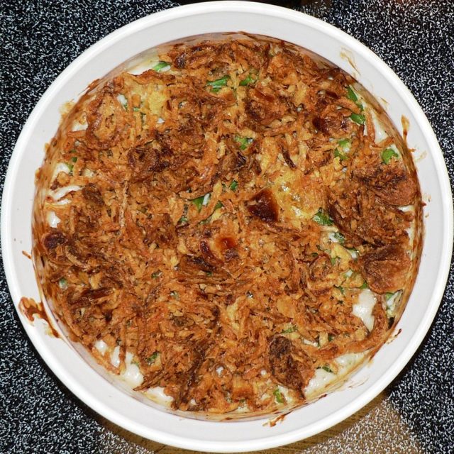 The rising popularity of the green bean casserole was due to the fact that it was very easy to prepare. There was not a household in America that didn’t include the dish on Thanksgivings. Photo Credit