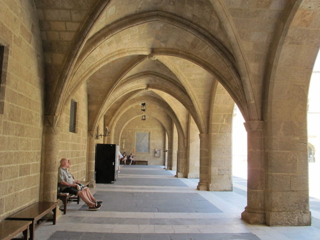 Arcades at the courtyard.   Photo Credit