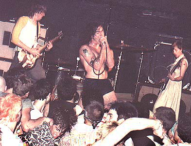 Black Flag performing at Liberty Hall in Dallas, Texas in 1984. Photo Credit