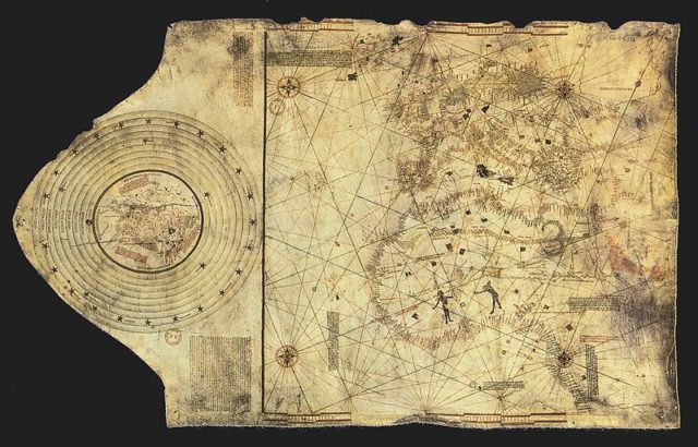 “Columbus map,” drawn c. 1490 in the Lisbon workshop of Bartolomeo and Christopher Columbus