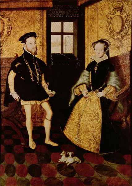 In 1554, Mary married Philip of Spain, who eventually became the king of Spain in 1556. This way, Mary was also queen consort of Habsburg Spain.