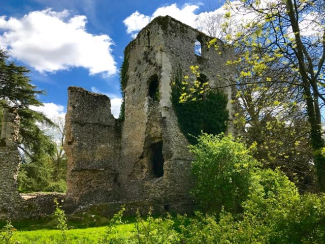 Ruined Palace at Bishop’s Waltham. The substantial remains from the former Bishop of Winchester’s palace are open to visitors