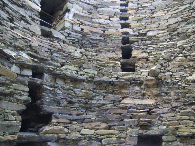 Interior of the broch  Photo Credit