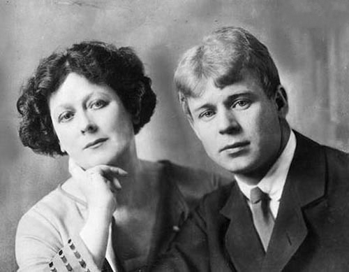 Isadora Duncan and Sergei Yesenin.