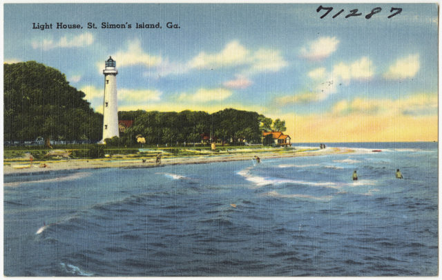 Light house, St. Simon’s Island, Ga. Photo Credit