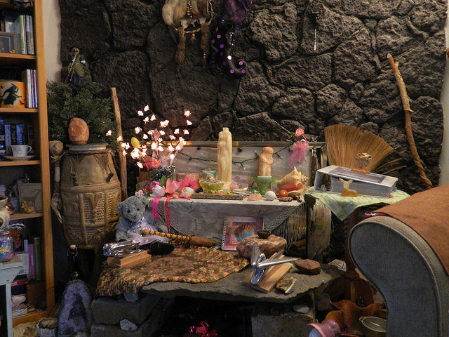 Many people worship Ostara today and make altars in her honor around the same time as Easter Photo Credit