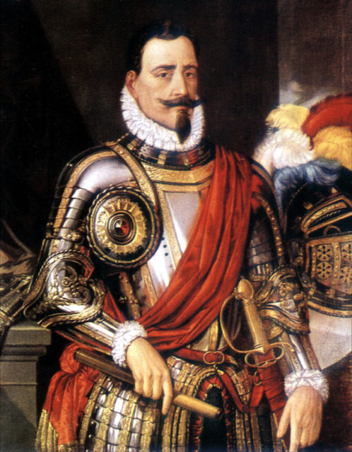 Painting of Pedro de Valdivia from XIX. century