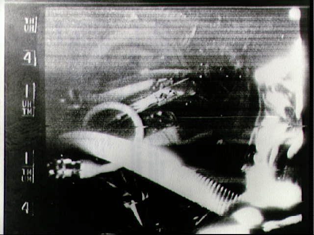 Cooper aboard Faith 7 – the spacecraft he was in during the Mercury-Atlas 9 mission
