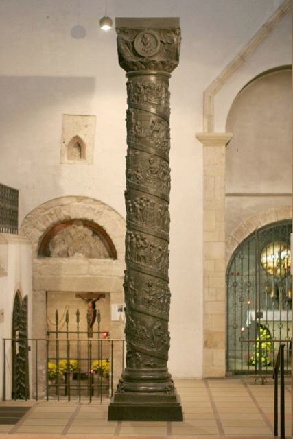 The Bernward Column in Hildesheim Cathedral (1893–2009)   Photo Credit