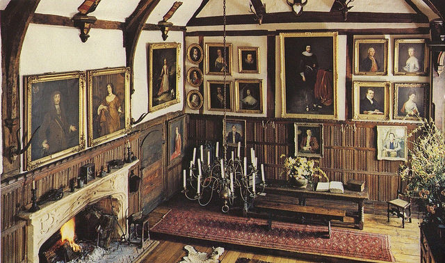 The Great Hall with portraits of the Palmer family   Photo Credit