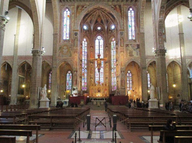 The interior of the basilica  Photo Credit