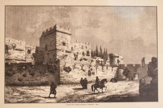 The palace in 1844.   Photo Credit
