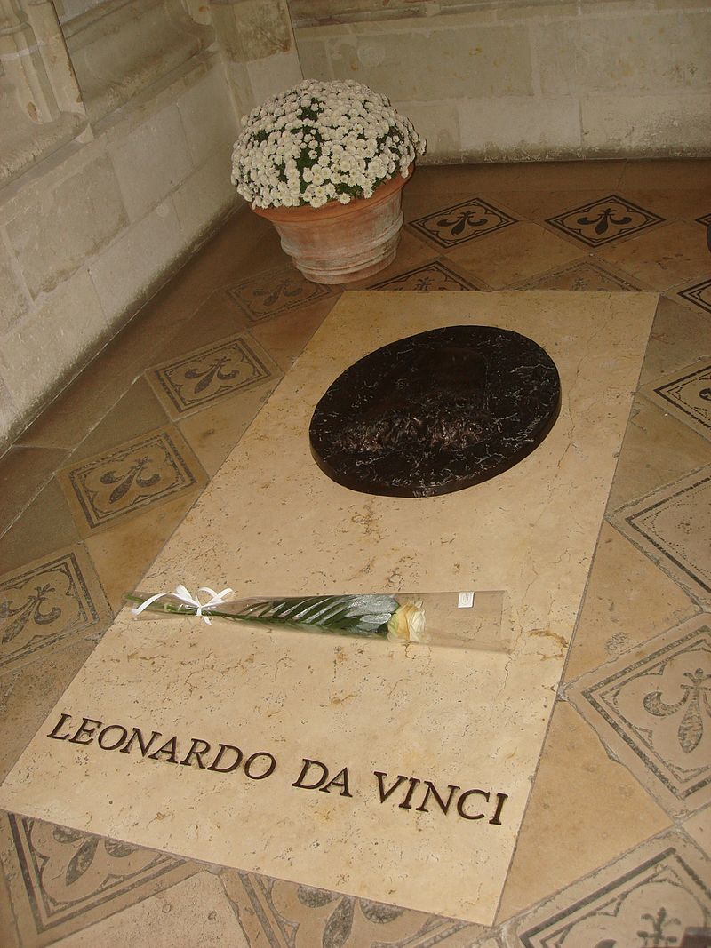 Leonardo da Vinci’s tomb the Renaissance genius was laid to rest in