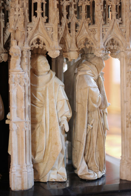 The tombs are installed in the Musee des Beaux-Arts in Dijon Photo Credit