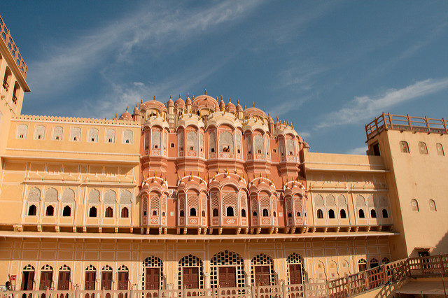 The two top stories of the front side of the palace  Photo Credit