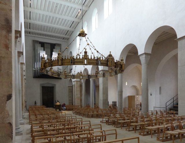 Until the 19th century, this chandelier was at the liturgical center of the cathedral Photo Credit