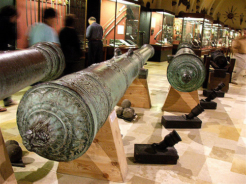Bronze cannons and mortars Photo Credit