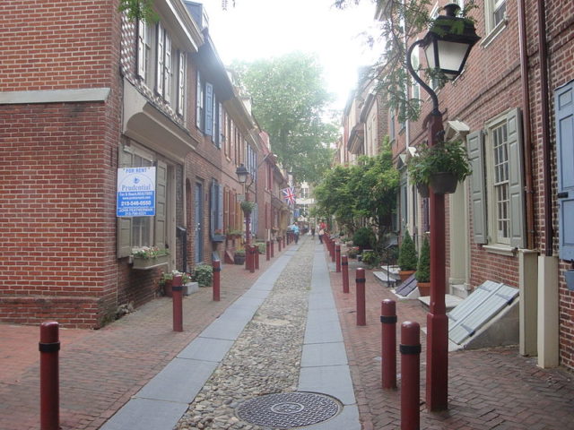 Elfreth’s Alley, Philadelphia  Photo Credit