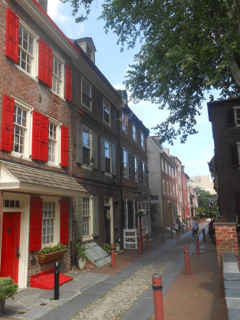 Elfreth’s Alley, Philadelphia, PA. Photo Credit