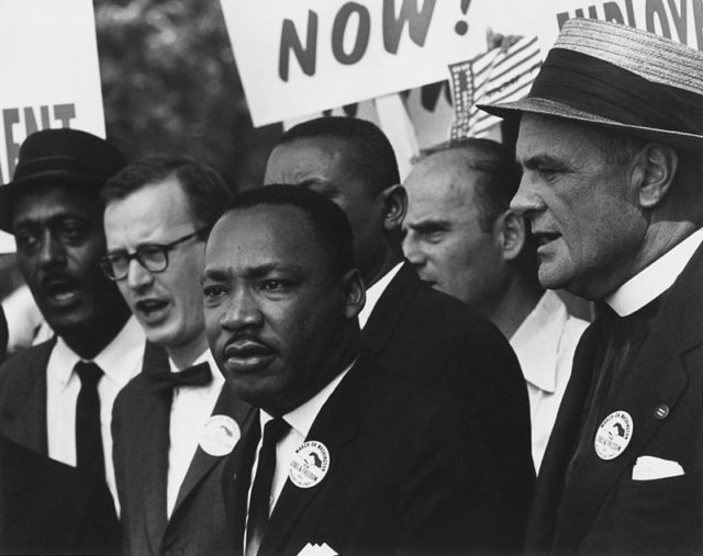 Martin Luther King Jr. at the Civil Rights March on Washington, D.C.