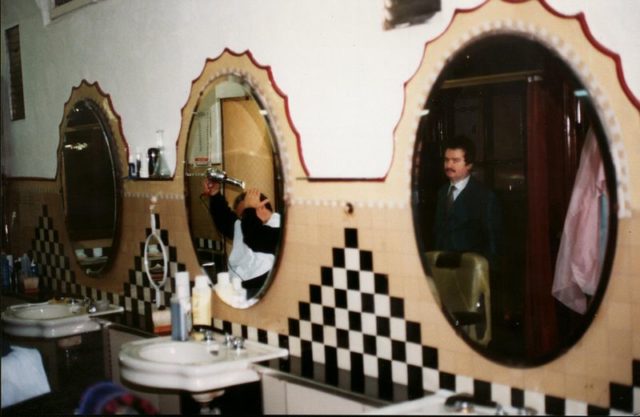 Barber shop in 1996. Photo Credit