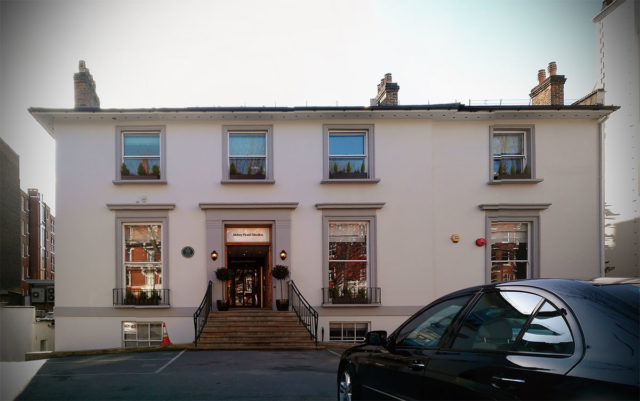 Photo of the Abbey Road Studios in 2012. Photo credit