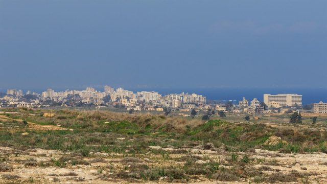 Varosha viewed from Paralimni in 2017.  Author: A.Savin