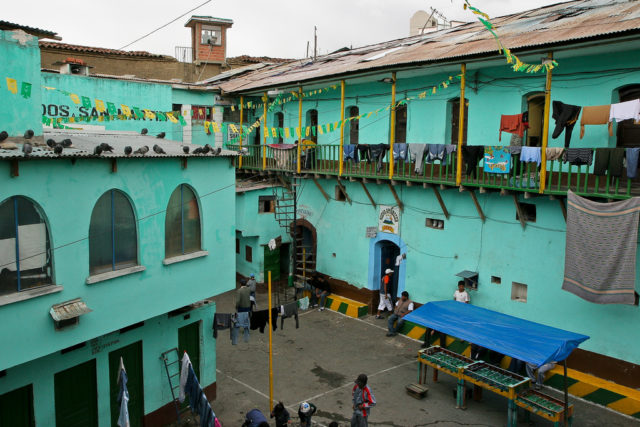 Inside San Pedro prison. Photo credit