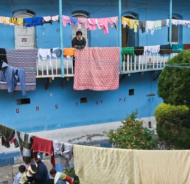 Inside San Pedro prison in La Paz, Bolivia. Photo credit