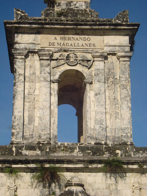 Monument in Lapu-Lapu City, Cebu in the Philippines. photo credit