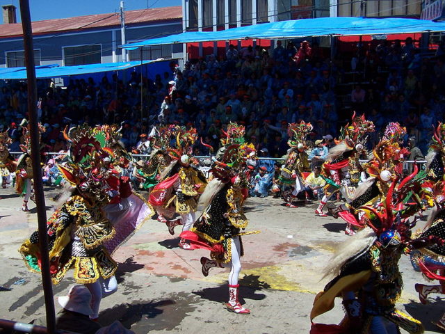 Diablada at the Carnaval of Oruro in 2007. Photo credit