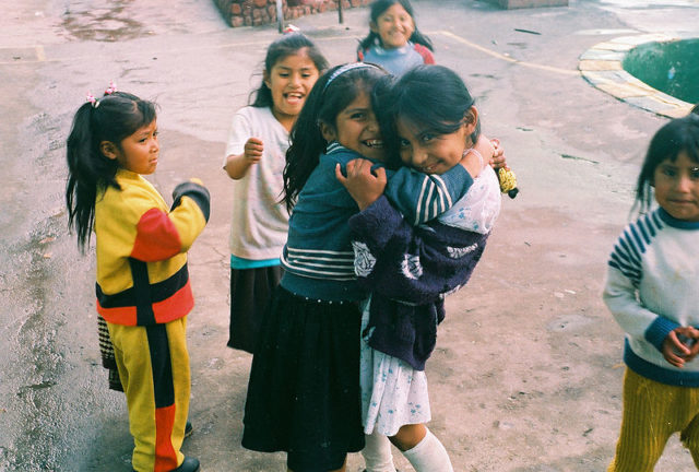 Children in San Pedro Prison