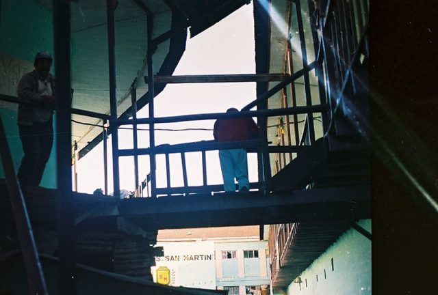 Scene inside San Pedro Prison in La Paz, Bolivia, 2001