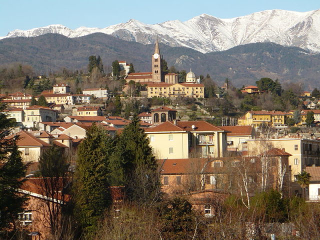 The town of Pinerolo
