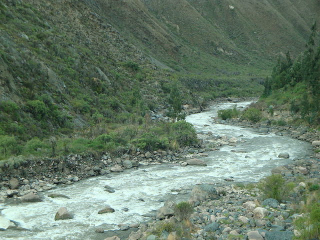 The Urubamba River. Photo credit