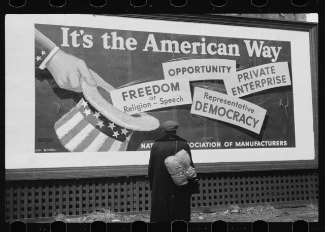 National Association of Manufacturers sign, Dubuque, Iowa Photo Credit