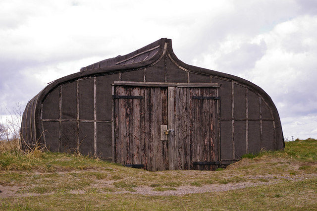 Boat Shed, Holy Island, Northumberland. Photo Credit