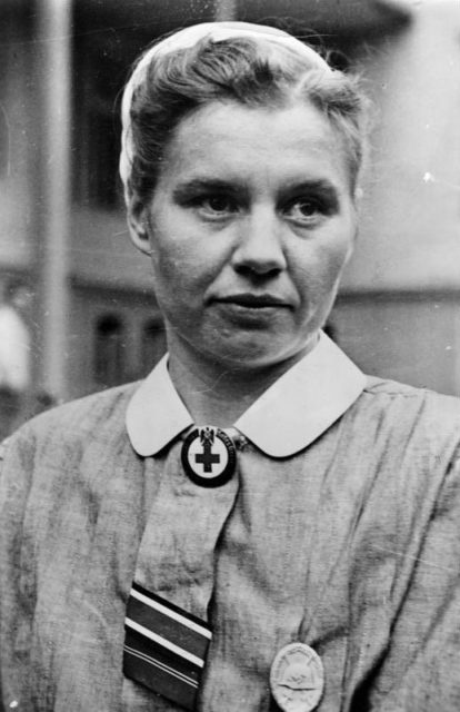 Second female to win the Iron Cross, nurse Elfriede Wnuk  Photo credit