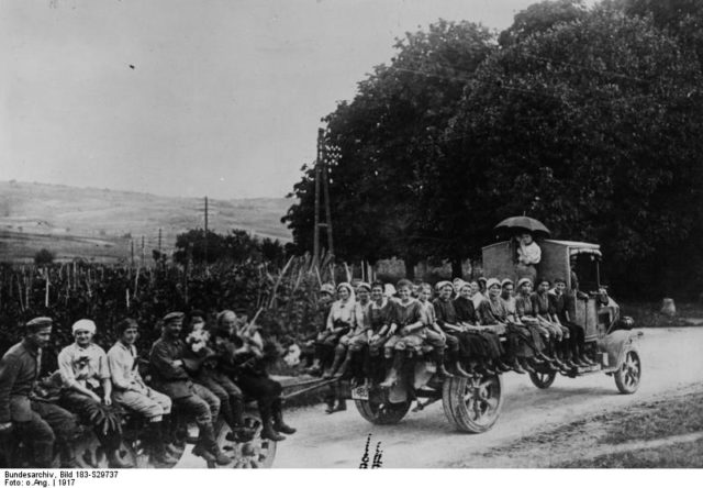 German women in 1917, working as assistants  Photo credit