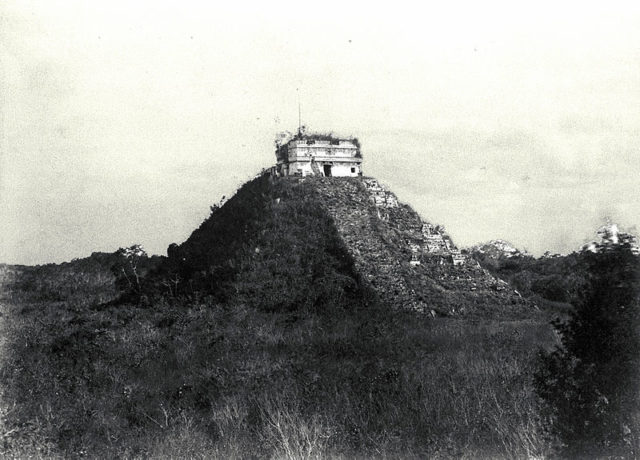 Chichen Itza, Yucatán, México. El Castillo, 1892