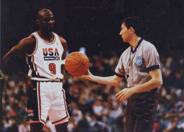 Michael Jordan as a part of the “Dream Team” in 1992. Photo Credit: Gapvenezia – CC BY-SA 3.0