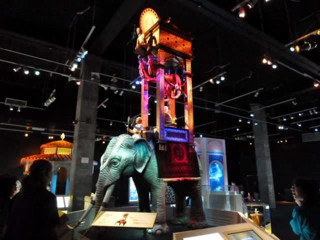 Elephant clock replica at the 1001 Inventions exhibition. Photo Credit