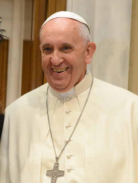 Pope Francis in a meeting with President Christina Fernandez de Kirchner of Argentina in the Casa Rosada  Photo Credit