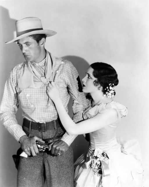 Gary Cooper and Mary Brian in The Virginian, 1929